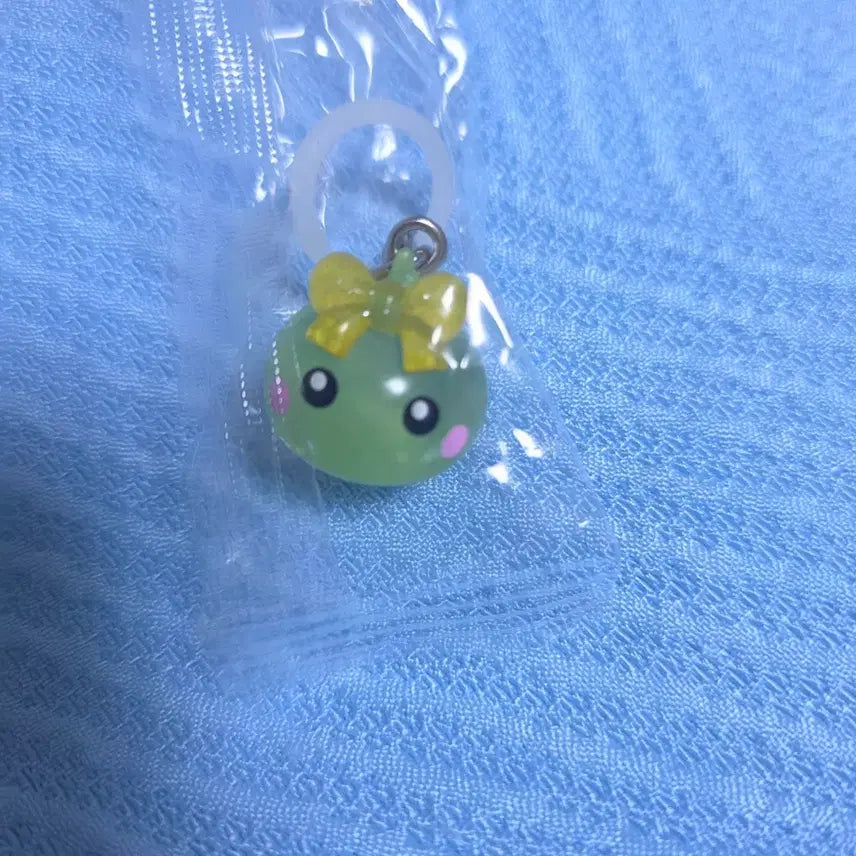 [BUNJANG] Hoppechan Bell Charm Green / 홋페짱 메지루시 키링 연두