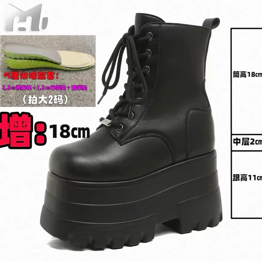 [BUNJANG] 18cm Platform Cosplay Platform Shoes / 18cm 코스프레용 키높이 통굽 신발 콘서트 스탠딩화