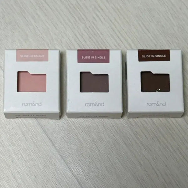 [BUNJANG] Rom&nd Slide-In Single Eyeshadow / 롬앤 슬라이드 인 싱글
