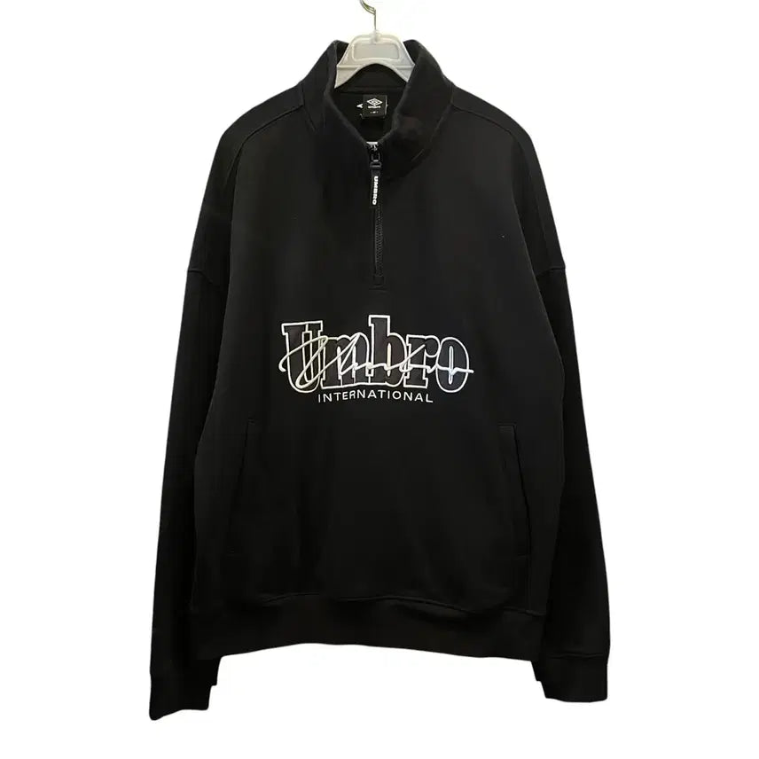 [BUNJANG] Umbro Half-Zip Sweatshirt / 엄브로 반집업 맨투맨