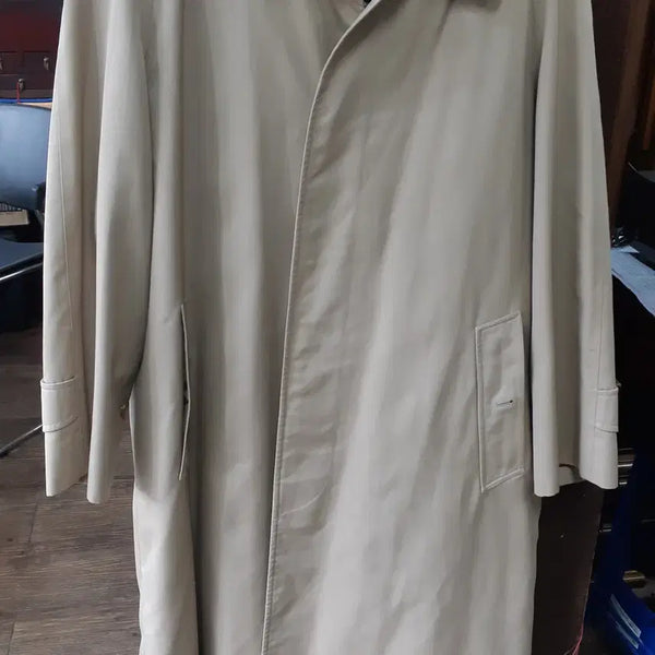 [BUNJANG] Burberry Men's Trench Coat Beige Wool / 정품 영국제 버버리 남성용 트렌치 코트