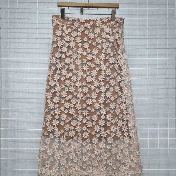 [BUNJANG] Anna Sui Flower Lace Skirt / 안나수이 플라워 레이스 스커트 28인치