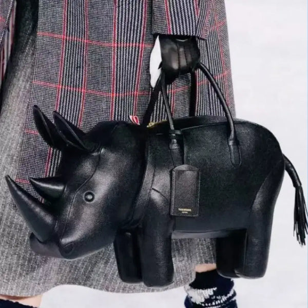 [BUNJANG] Leadvault Black Rhinoceros Shoulder Bag / leadvault가방