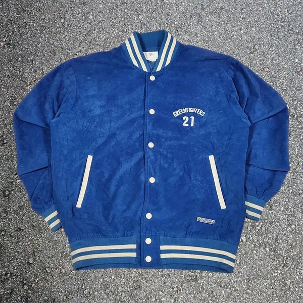 [BUNJANG] Descente 80s-90s Original Old School Varsity Jacket L / 80s-90s 데상트 오리지널 빈티지 올드스쿨 바시티 자켓 L
