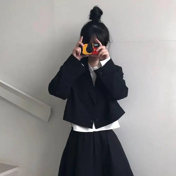 [BUNJANG] Oun Cropped Blazer Jacket / [미착용] 오운 크롭 블레이저 자켓