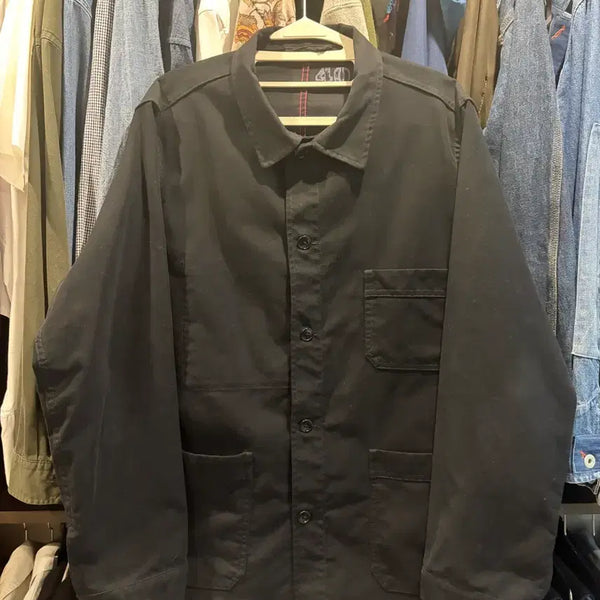 [BUNJANG] Outstanding x MutoLab Moleskin Jacket Black 40 / 아웃스탠딩 멋랩 콜라보 몰스킨 자켓 40