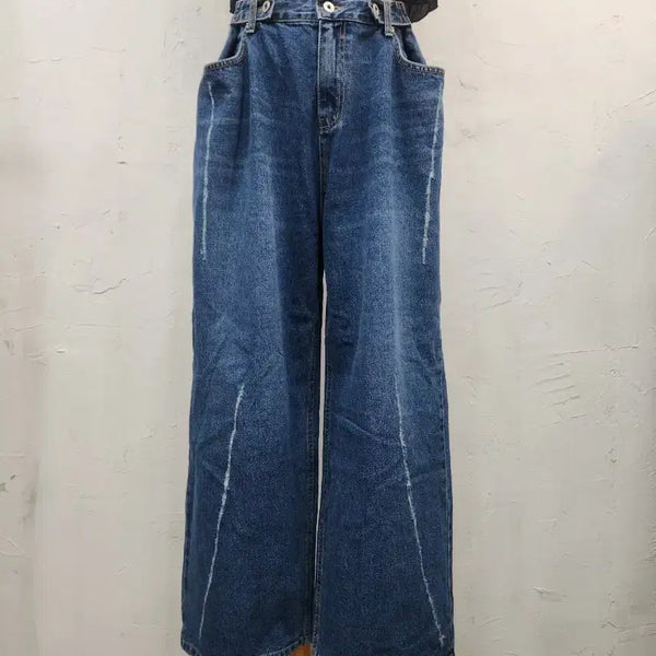 [BUNJANG] Wide Leg Denim Pants / 청바지 와이드 핏 데님 팬츠