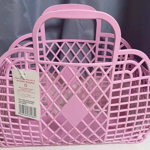 [BUNJANG] Sun Jelly Bag Bubblegum Pink Large / 썬젤리백 버블검핑크 라지사이즈 새상품