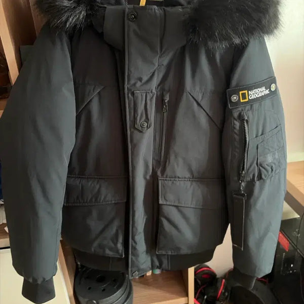 [BUNJANG] National Geographic Taruga Padded Jacket Black / 내셔널지오그래픽 타루가