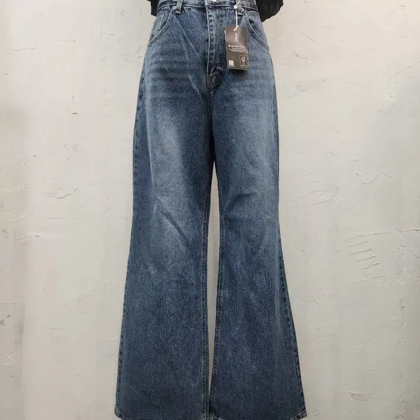 [BUNJANG] High-Waisted Bootcut Denim Pants / 하이웨이스트 부츠컷 데님 팬츠
