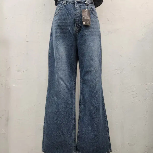 [BUNJANG] High-Waisted Bootcut Denim Pants / 하이웨이스트 부츠컷 데님 팬츠