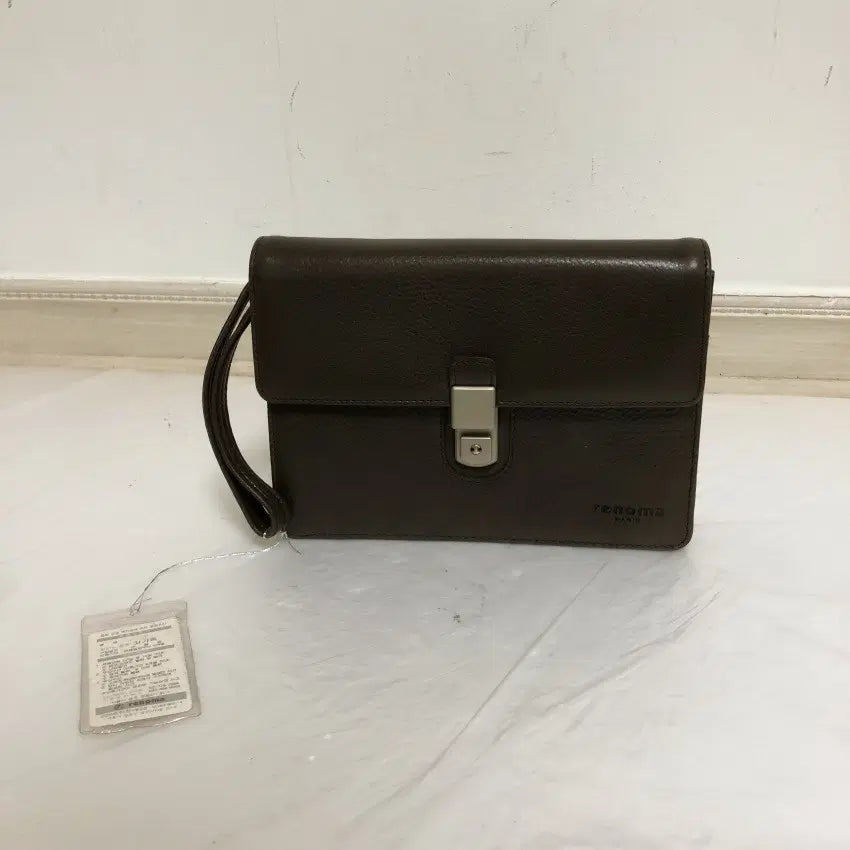 [BUNJANG] Renoma Leather Clutch Bag / 새상품 레노마 가죽 클러치백@9977