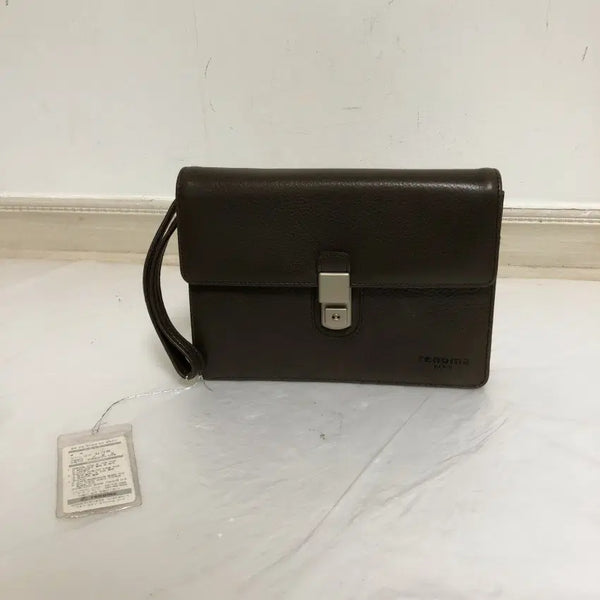 [BUNJANG] Renoma Leather Clutch Bag / 새상품 레노마 가죽 클러치백@9977