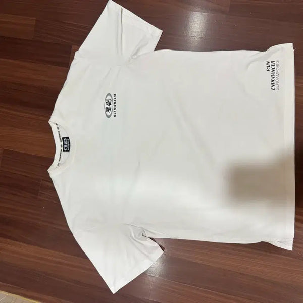 [BUNJANG] Abso White Short Sleeve T-Shirt / 압도 반팔