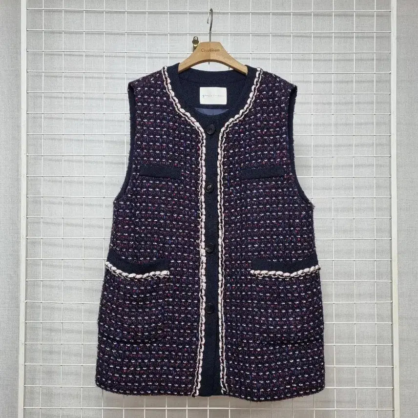[BUNJANG] Givy Tweed Vest / givy 기비 트위드베스트 트위드조끼