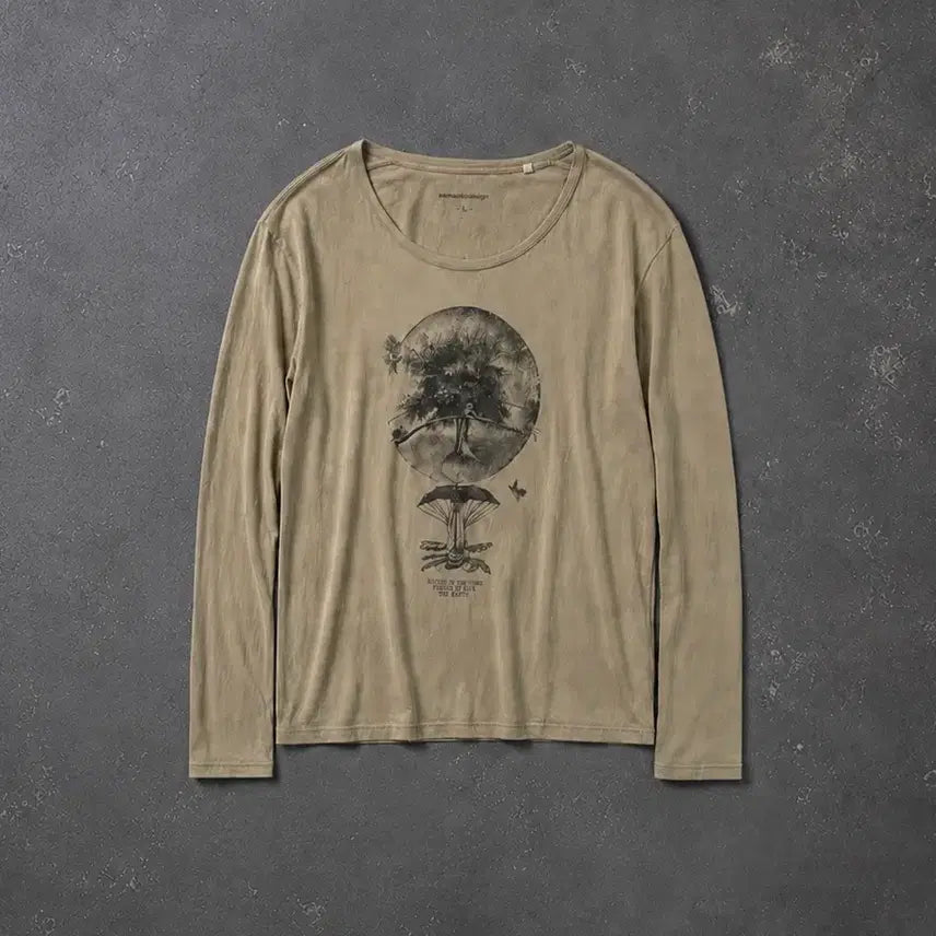 [BUNJANG] Semantic Design Circle Tree Long Sleeve T-Shirt / Semantic Design circle tree 롱 슬리브