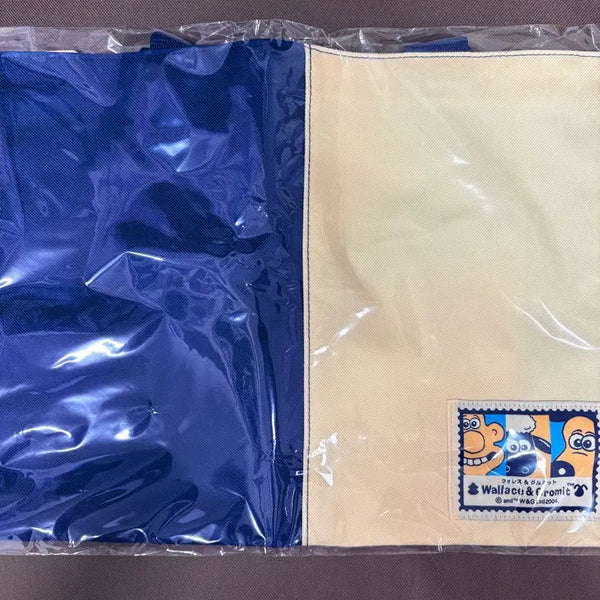 [BUNJANG] Wallace & Gromit Tote Bag Eco Bag Blue/Ivory / 월레스와그로밋 토트백 에코백 블루/아이보리
