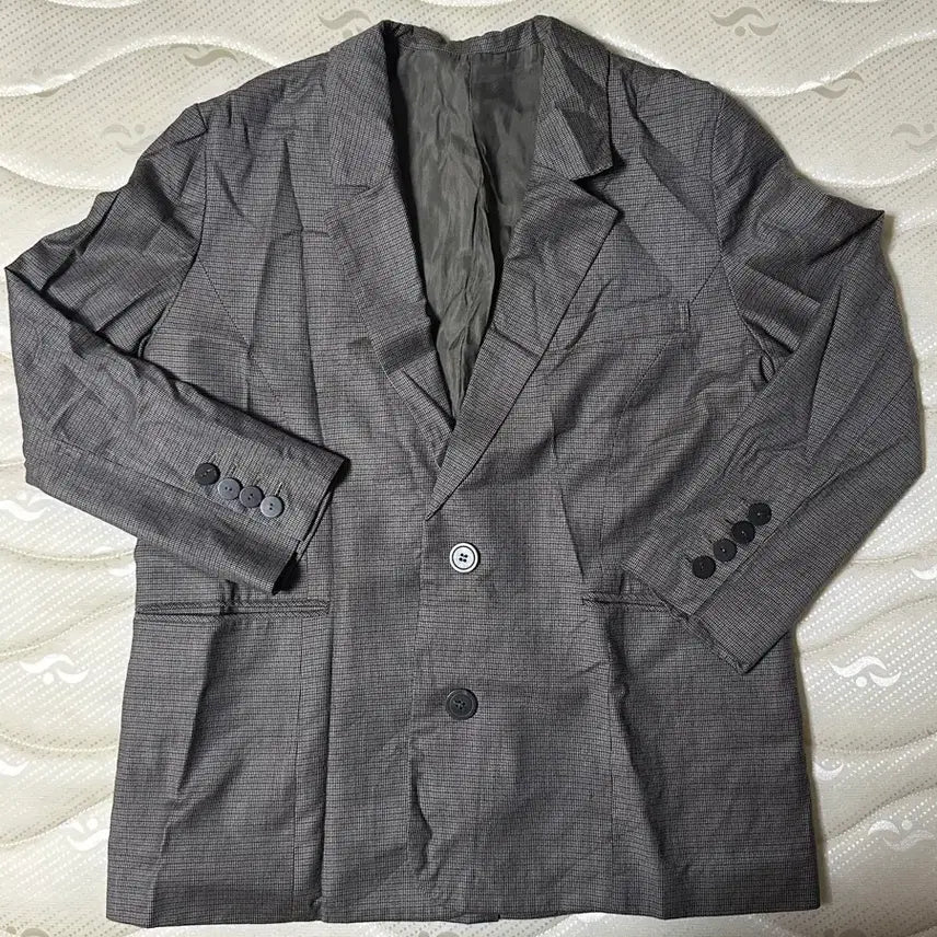 [BUNJANG] Women's Check Pattern Blazer / 여성 블레이저