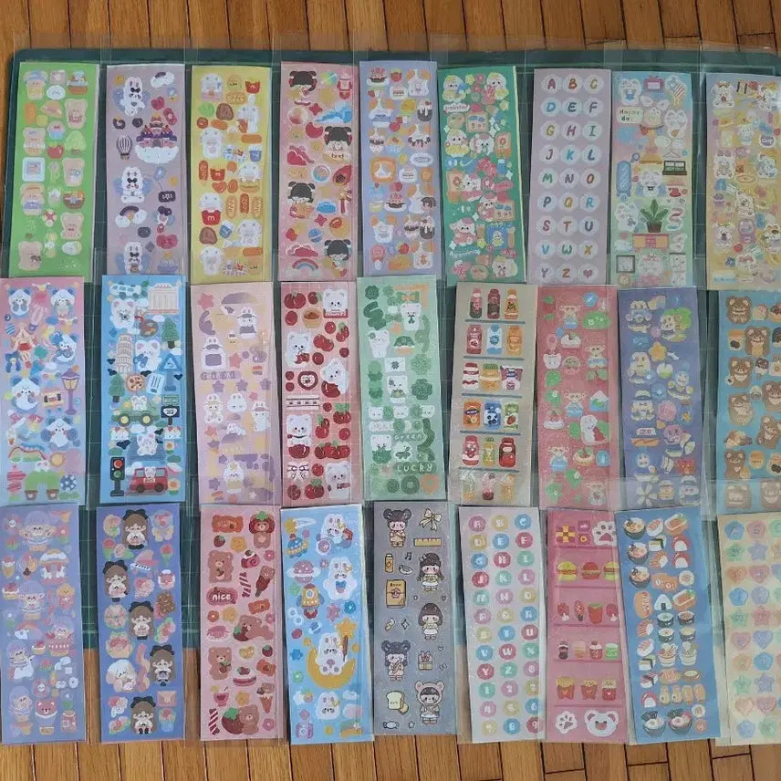 [BUNJANG] Decorative Sealing Stickers - Assorted Designs / 다꾸 씰스티커
