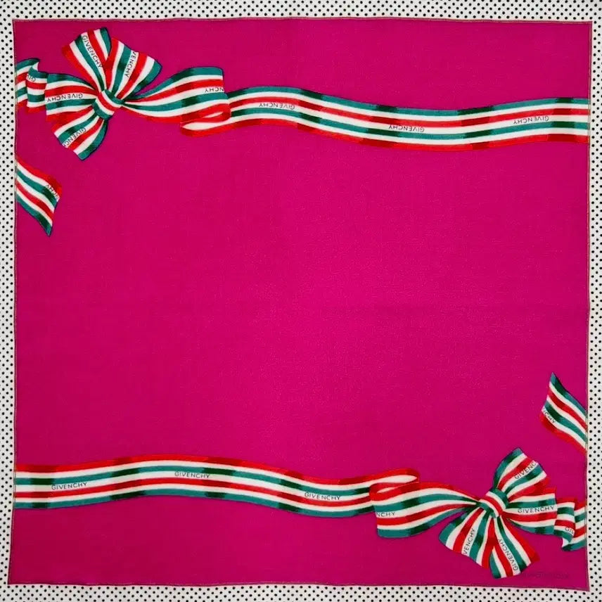 [BUNJANG] Givenchy Cotton Petit Scarf Handkerchief / 지방시 손수건  쁘띠 스카프