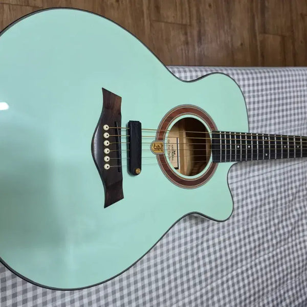 [BUNJANG] Fenrix Mint Acoustic Guitar / 펜릭스 민트색 어쿠스틱 기타