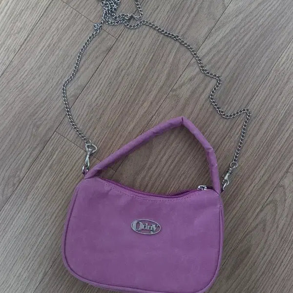 [BUNJANG] Pink Chain Mini Bag / 핑크 체인 미니백