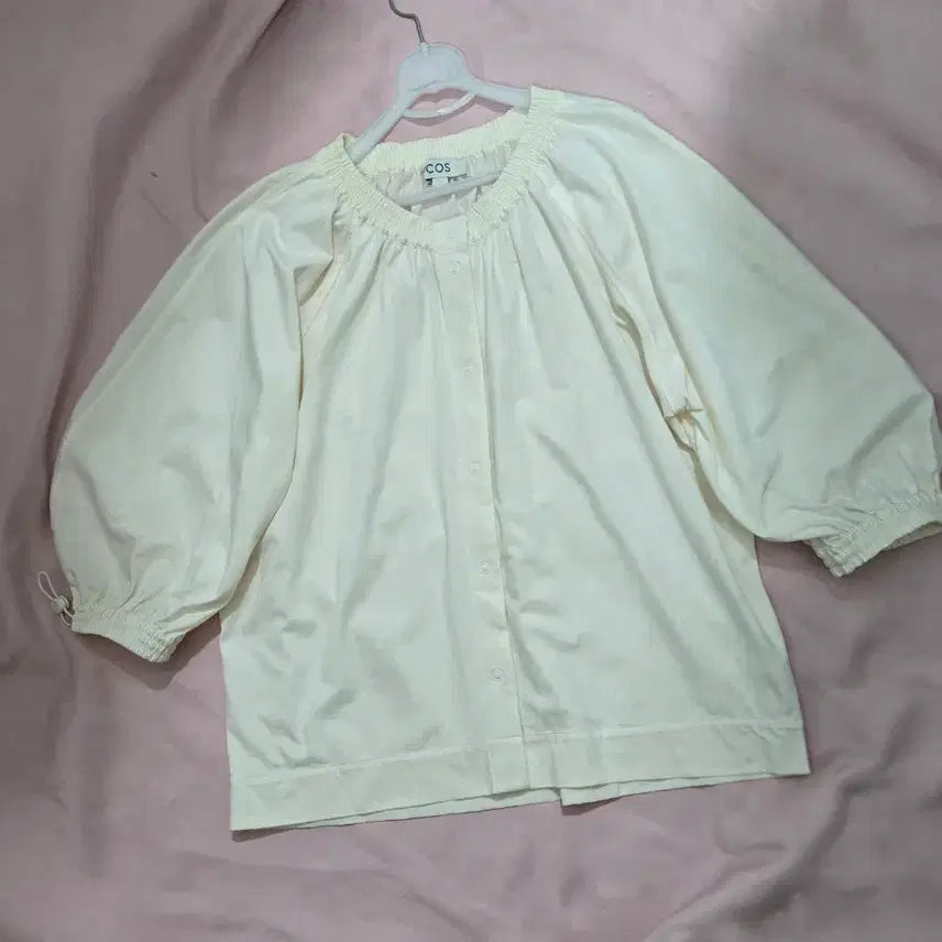 [BUNJANG] COS Cotton Blouse Ivory / COS 코튼 블라우스 아이보리