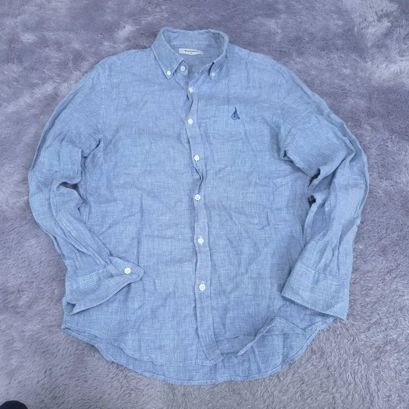 [BUNJANG] Beanpole Linen Shirt / 100 빈폴 린넨 셔츠 | 0827A14
