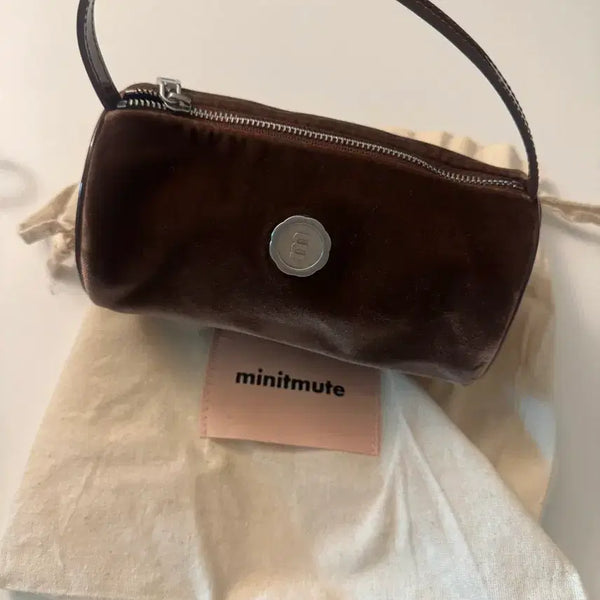 [BUNJANG] MinuteMute Gloss Circle Bag Brown / 미닛뮤트 클로써클 브라운 2회착용