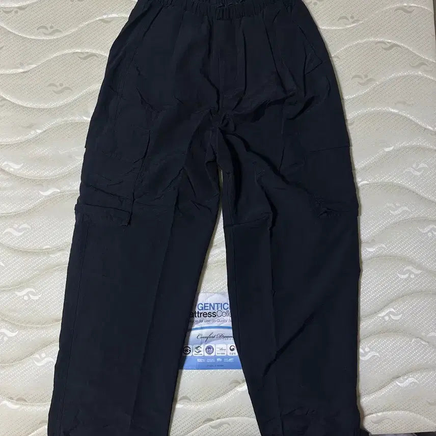 [BUNJANG] DIMITRI BLACK Nylon Cargo Jogger Pants / 디미트리블랙  카고팬츠