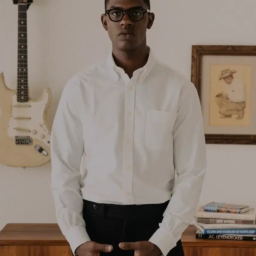 [BUNJANG] Boogie Holiday 12 Oxford Button Down Shirt / [M] 부기홀리데이 12 옥스포드 버튼다운 셔츠