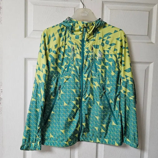 [BUNJANG] Black Yak Women's Windbreaker Geometric Pattern Size 95 / 블랙야크 바람막이 (95)