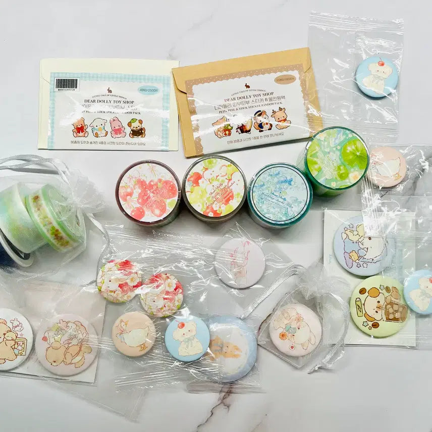 [BUNJANG] Dear Dolly Sticker Set / [문구류] 디어돌리 스티커 세트