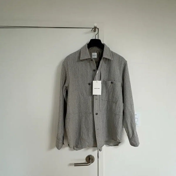 [BUNJANG] Sage de Cret Wool Shirt Jacket Grey / Sage de cret (사쥬드크레) 울 셔츠 자켓