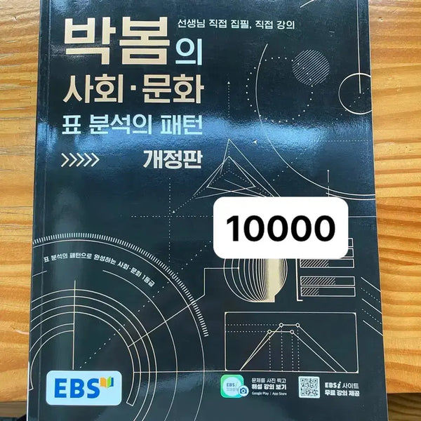 [BUNJANG] Park Bom Social Culture Table Analysis Chart EBS / 박봄 사회문화 표분석 도표 Ebs