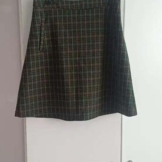 [BUNJANG] Check Pattern Midi Skirt / 체크 패턴 스커트