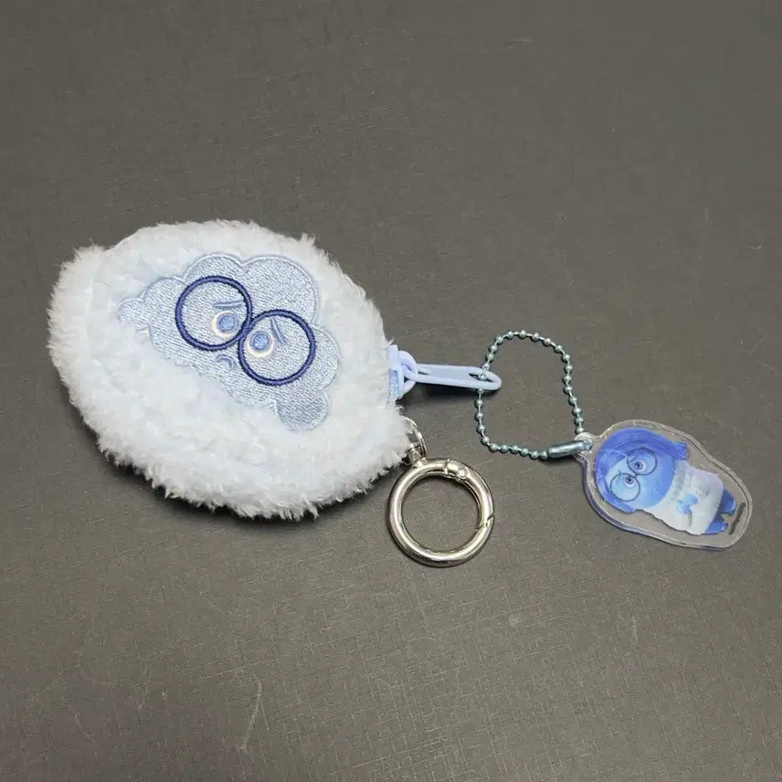 [BUNJANG] Disney Pixar Inside Out Sadness Pouch Keyring / 정품 인사이드 아웃 슬픔이 파우치 키링