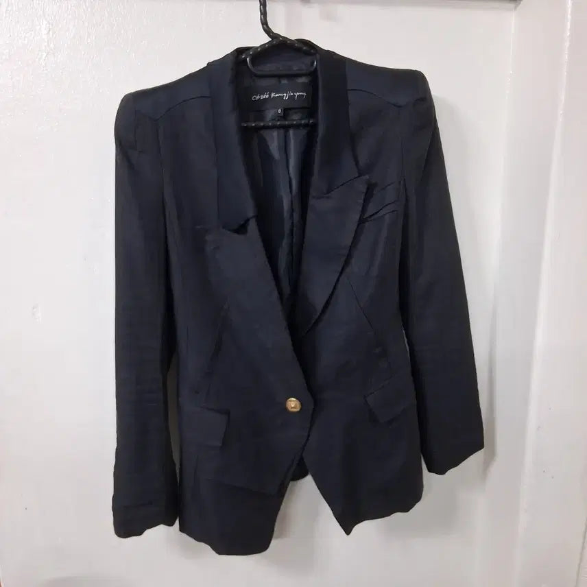 [BUNJANG] Obzee Linen Jacket Size 0 / 오브제 린넨 자켓 0호