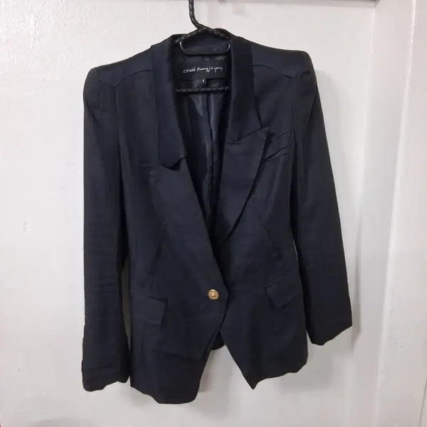 [BUNJANG] Obzee Linen Jacket Size 0 / 오브제 린넨 자켓 0호