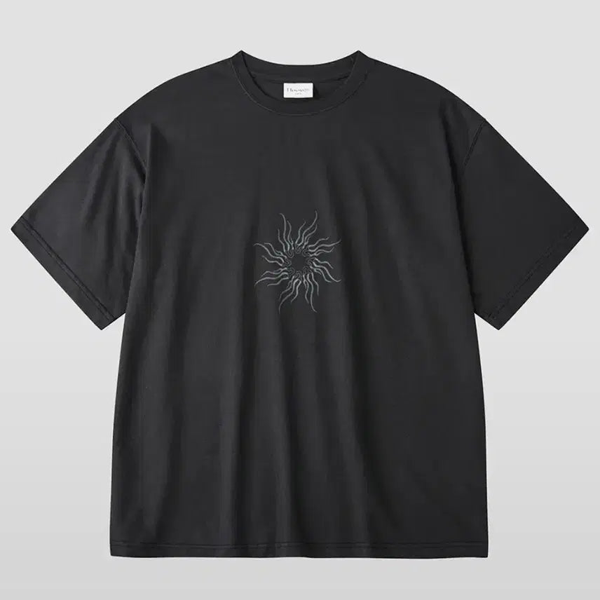 [BUNJANG] H:US Sunset Graphic Cropped T-Shirt / M)후브스 썬셋 그래픽 크롭반팔