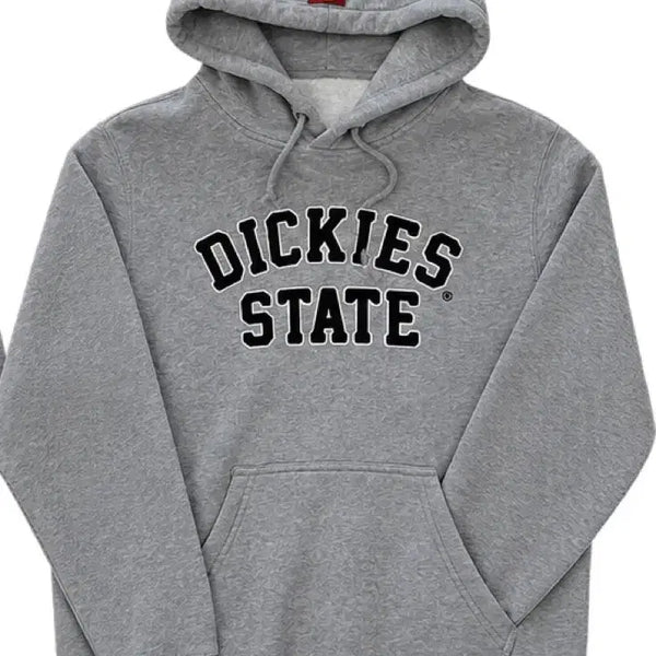 [BUNJANG] Dickies State Logo Hoodie Grey / 디키즈 스테이트 로고 후드티 그레이