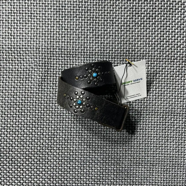 [BUNJANG] Vintage Western Leather Belt OLD-9054 / 빈티지 웨스턴 레더 벨트 OLD-9054