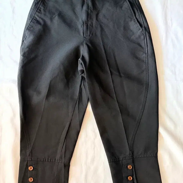 [BUNJANG] Comme des Garçons Button Detail Cotton Pants / 꼼데가르송 버튼 팬츠 [블랙 , S]