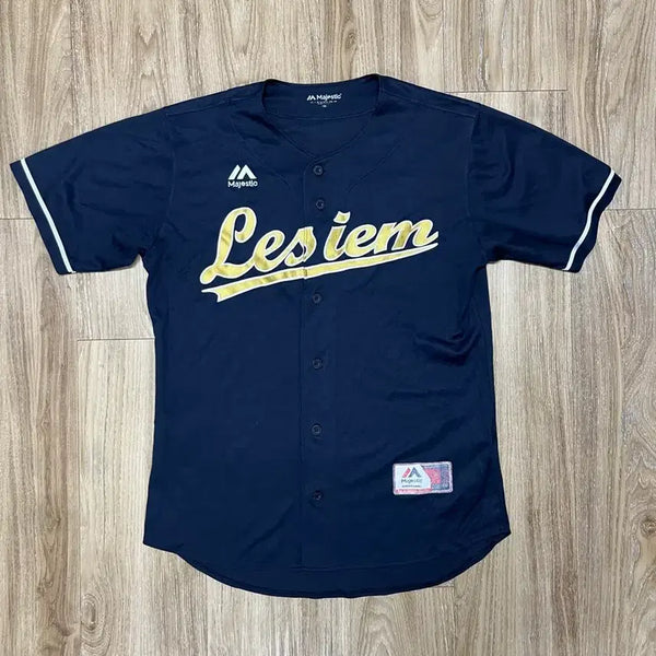 [BUNJANG] Majestic Baseball Jersey Navy Size 100 / 마제스틱 야구 져지 100