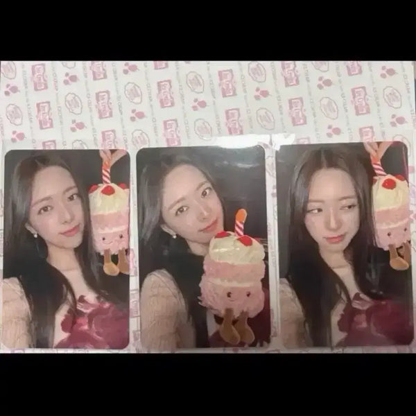 [BUNJANG] ITZY Yuna Makes Star Face-to-Face Photocard Set Cake Set / itzy 있지 유나 메이크스다 대면 포카세트 케이크set