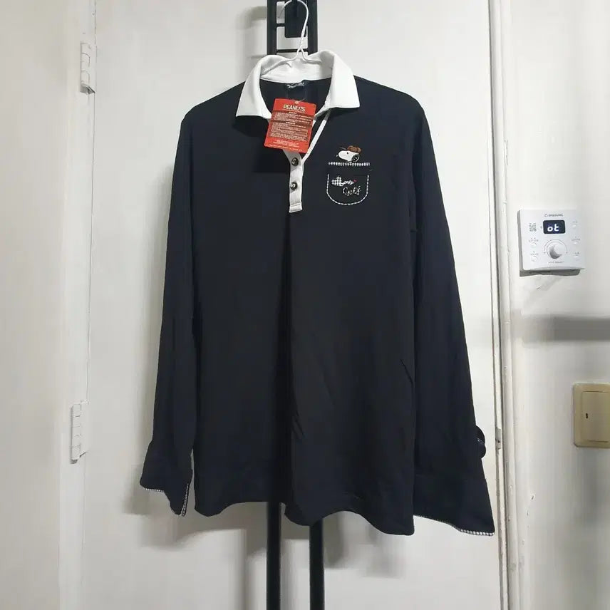 [BUNJANG] Snoopy Golf Long Sleeve Women's Top - Black / 새옷 스누피골프 긴팔 여성77 블랙