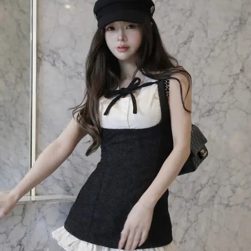 [BUNJANG] Darich Black One-Piece Dress Free Size / darich 원피스 다리치 블랙 컬러