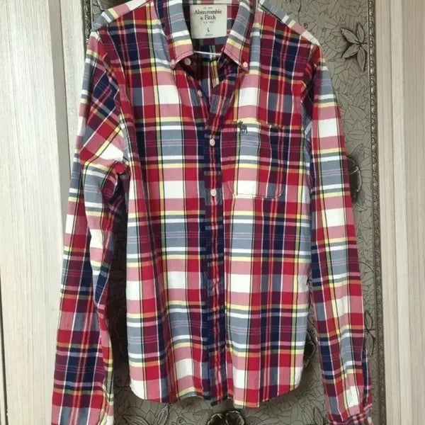 [BUNJANG] Abercrombie & Fitch Plaid Shirt L / 아베크롬비 셔츠 L