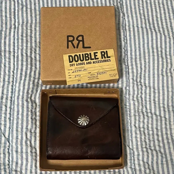 [BUNJANG] RRL Italian Made Concho Wallet Full Box / 더블알엘, rrl 콘초지갑 이탈리아제 풀박스