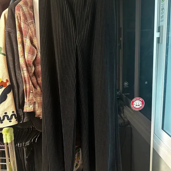 [BUNJANG] Homme Plissé Side Slit Hakama Pants / 옴므 플리쎄 옆트임 하카마